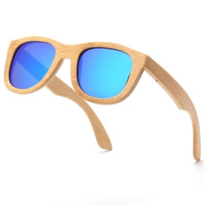 China Large Square Durable Men's Fashion Sunglasses Wooden Frame Polarized Wholesale Bulk Cheap Wooden Sunglasses for sale