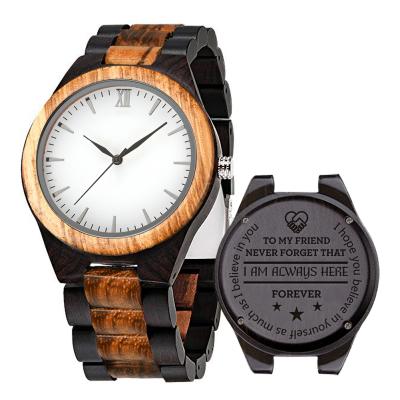 China New ISO W0361 Customization Certificate Hot New Products Wood Watch Non-Specific White Manufacturer From China for sale