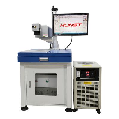 China Laser Marking Dongguan Hunst Machines 5W UV Laser Marking For Plastic Tubes for sale