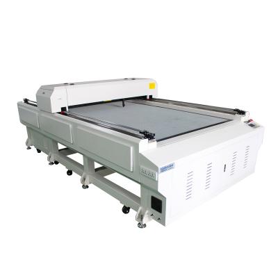 China Horizontal Layer Laser Cutter MDF Wooden Plexiglass CO2 Laser Locating Leather Cutting Machine With 130W Laser Tube for sale