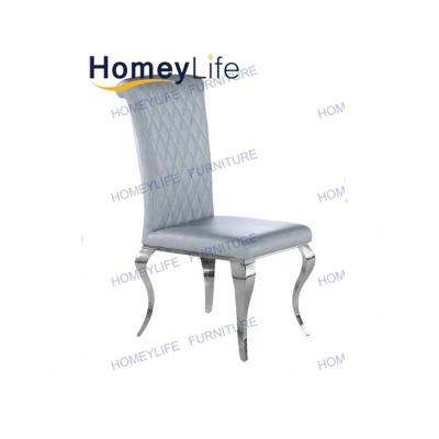 China Comfortable Contemporary High Back Restaurant Furniture Comfortable Cushion Dining Chairs for sale