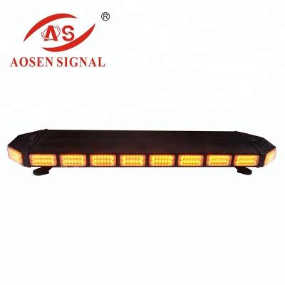 China PC Lens + Aluminum Alloy Double Full Color LED Light Bar Flashing Light Bars CE R65 for sale