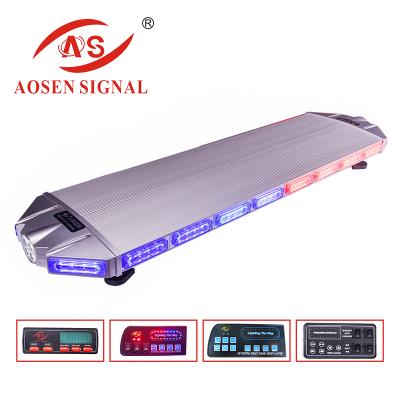 China PC+Aluminum Alloy LED Emergency Police Warning Led New Slim Led Light Bar for sale