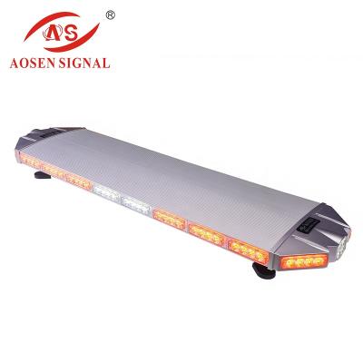 China New Style TBD-7E915 Emark CEE E4 R65 Full Range Color Led Warning Light Bar For Ambulance Car 120*30*11.5cm for sale