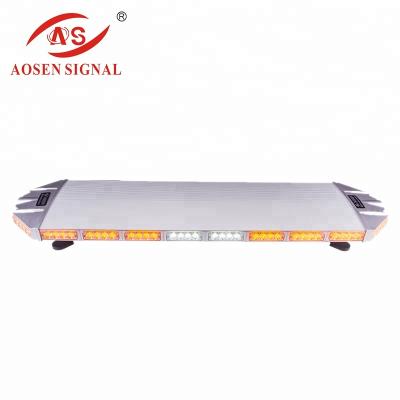 China PC+Aluminum Alloy E-Mark EEC E4 R65 TBD-7E915 Led Warning Lights New LED Vehicle Amber White Police Light Bar For Fire Department for sale