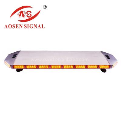 China Amber Towing Truck Led Emergency Roof 12v Light Bar Aluminum Top Single Row Waterproof/Windproof/Dustproof Light Bars for sale