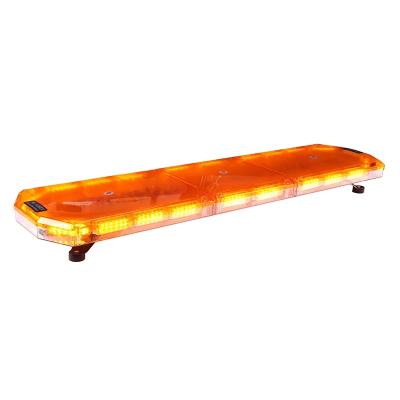 China Shockproof/waterproof/ultra-thin/radio 1200mm 48 inch amber LED light bar with display signal lights for sale for sale