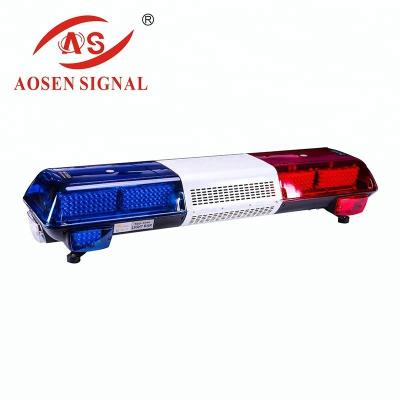 China 12V/24V windproof/dustproof waterproof 98W LED Amber Auto led police strobe flashing lightbar led emergency beacon warning light bar for sale