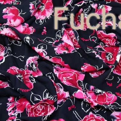 China TWILL 75 Cotton 25 Linen Printed Fabric for sale