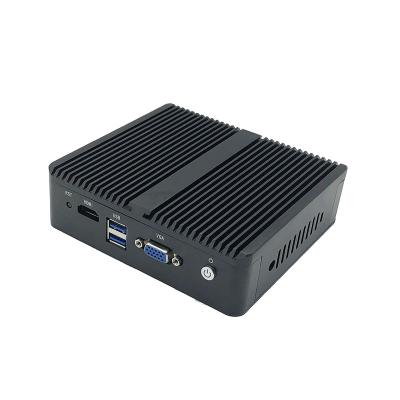 China Fanless+Aluminum Alloy Metal Case J1900 Factory Outlet Quad Core 2.0GHZ/J1800 Dual Core 2.41GHZ Quad Core Desktop PC 6 Lan Micro PC Tiny Mini Computer for sale