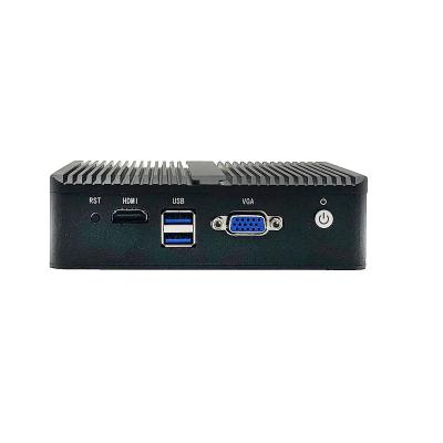 China Factory Outlet N3540 DDR3L Barebones LAN*4 USB*2 VGA Mini Computer Industrial Embedded Mini PC Ultra Thin PC Computer for sale