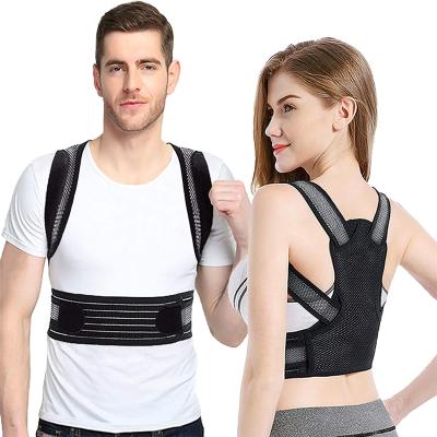 China Hot Selling Adjustable/Detachable For Men And Women Breathable Back Posture Corrector Corrector Chews The Back for sale