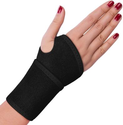 China Adjustable Elasticity New Style Factory Customized Neoprene Wrist Brace Adjustable Wrist Support for sale