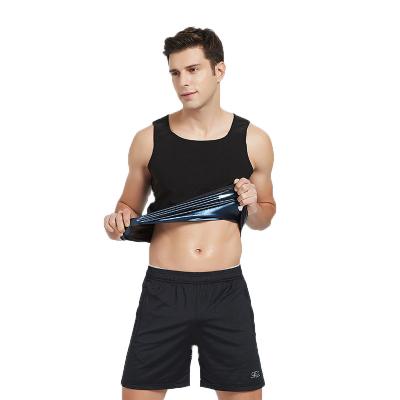 China New Arrival Bodybuilding Neoprene Sauna Sweat Waist Trainer Slim Workout Vests Shirt Body Shaper for Men and Women for sale