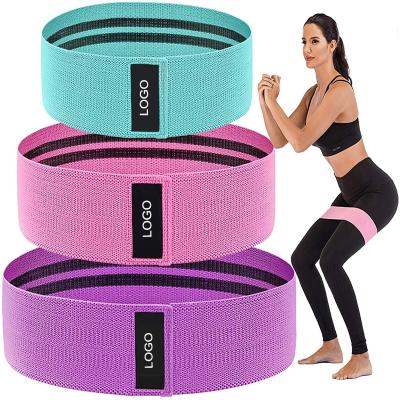 China Esercise Exercise Butt Bands Fabric Cotton Workout Band For Hip Legs Arms Glute Squats Squat Fitness Exercise Home Sports for sale