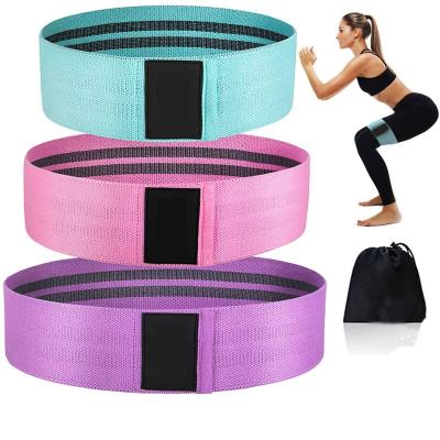 China Fitness Booty Loop Bands Cloth Fitness Booty Band Workout Resistance Exercise Booty Loop Bands for sale