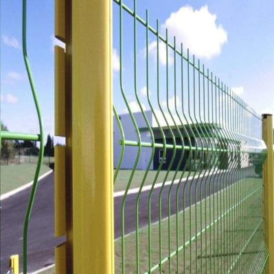 China Easily Assembled 3D Garden Barbed Wire Fence Garden Mesh Fence Panel Set Safety Protection Barrier Low Carbon Steel Wire Green for sale