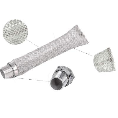 China Liquid Filtration Reasonable Prices Stainless Steel Custom Beer Screen Brewing Filter Barrel Bazooka Screen for sale