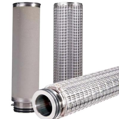 China Factory direct supply price good 10 micron mesh filter sintered metal precise sintered porous filter for sale