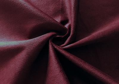 China 130GSM Microsuede Upholstery Fabric / Brushed Suede Fabric For Clothing Brown for sale