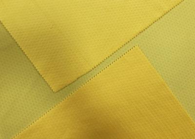 China 210GSM Soft 100% Polyester Embossed Pattern Micro Velvet Fabric For Home Textile - Yellow for sale