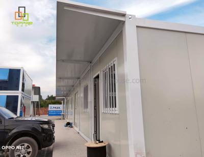 China Low Cost Modern Affordable Container Living House Cladding Modular Prefab Homes Units For Uganda for sale