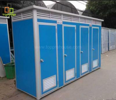 China Modern Outdoor Handicapped Portable Shower Trailer Bathroom Toilet Sanitary Blue For Sale for sale