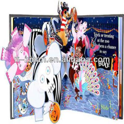 China paper & 3D cardboard puzzle book, 3D Christmas book, 3D Christmas puzzle book for sale