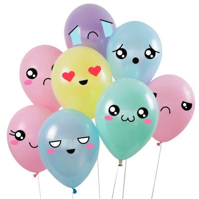 China Festival Decoration Selection Latex Balloons 12 Inch Pastel Latex Balloons Japanese Style Cute Party Balloons Anime Themed Birthday Party Decoration for sale