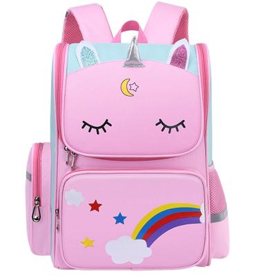 China Unicorn School Backpack anti-theft for girls light kids backpack pink kids school bag schoolbags for elementary for sale