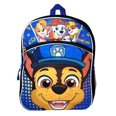 China Paws Anti-theft Patrols Backpack Front Pocket Chase Marshall Rubble Backpack School Shoulder Bag Kids Travel Bag for sale