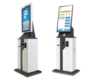 China Carbon Steel Check In Kiosk Floor Standing Airport Information Kiosk for sale