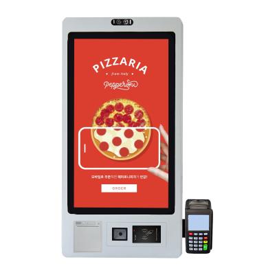 China 32inch Lcd Restaurant Ordering Self Service Bill Payment Machine for sale