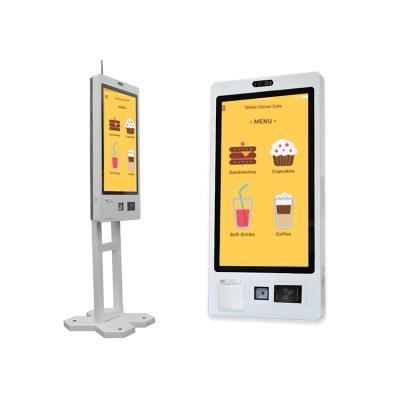 China Capacitive Screen Self Ordering Kiosk for Hospital and Retail Wall Mounted for sale