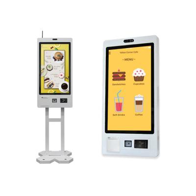 China 23 Inch Self Service Ordering Kiosk Waterproof For Fast Food Restaurants for sale