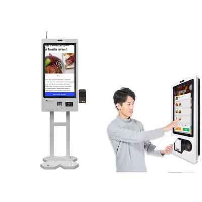 Chine machine de commande de kiosque d'individu de l'écran tactile 27inch avec l'imprimante Scanner de 80mm à vendre