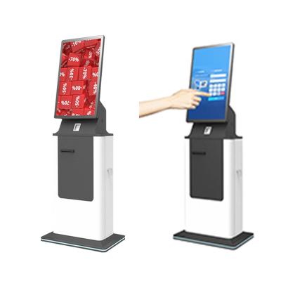 China High Capacity Bill Acceptor Self Service Kiosk Terminal with 32Inch Capacitive Touch Screen and QR Code Scanner for sale