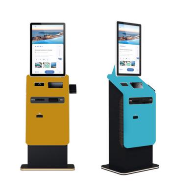 China Crtly Dual Screen Self Service Kiosk QR Code Touch Screen Integrated Information Kiosk Cash Payment Kiosk for sale