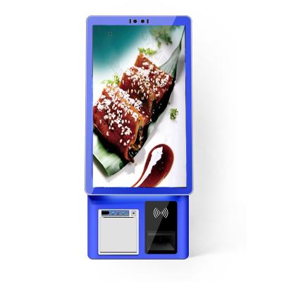 China 21.5 Inch Chain Restaurant Self Ordering Kiosk Electronic Menu Self Service Kiosks for sale