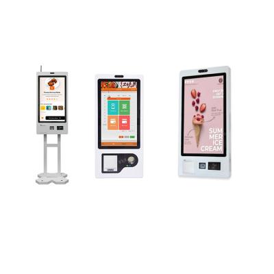 China Android/Win7/8/10 Self Service Ordering Kiosk for Restaurants Wall Mounted Design for sale