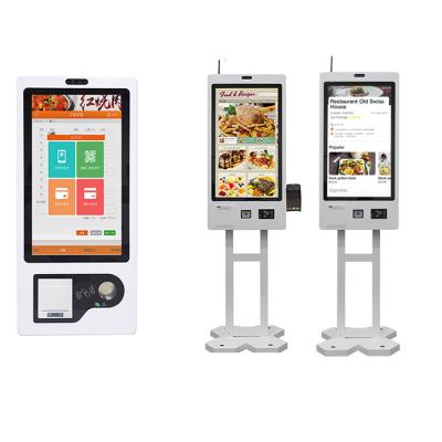 China Wall Mounted Touch Screen Self Service Ordering Kiosk for Retail and Restaurant Need for sale