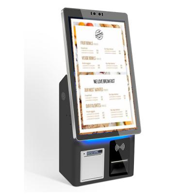 Китай 15.6 Inch Kiosk Pcap Floor Stand Self Service Digital Touch Screen Kiosk With Printer продается