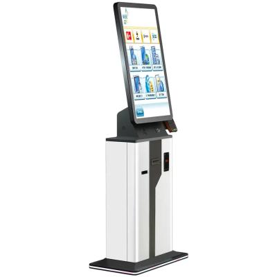 China Secure Multifunctional Cash/card Payment Kiosk With Biometric Security And Multiple Payment Options for sale