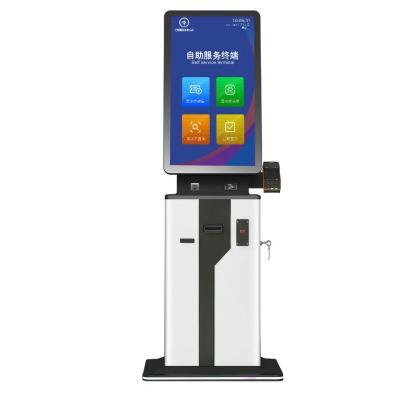 China Secure Debit Card Payment Kiosk Stand with Customizable Features for sale