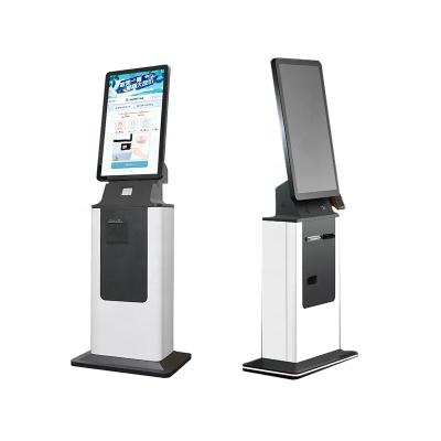 China Speed Hotel Lobby Automatic Card Dispenser Terminal With Bluetooth WiFi Connectivity And Barcode Scanner for sale