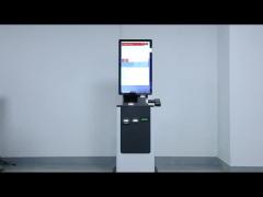 Self service touch screen payment kiosk Coin-operated cash/bill acceptor