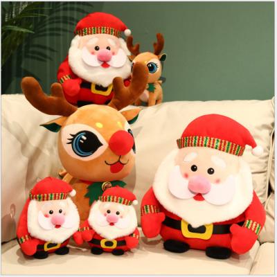 China YIWU ALLSHINE Kids Christmas Gift Cartoon Plush Toys Eco-friendly Santa Doll 20/25/35/42cm for sale