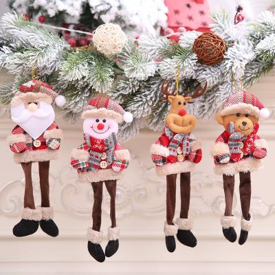 China Eco-Friendly Christmas Gift YIWU ALLSHINE Table Decoration Supplies Elk Snowman Ornaments Stuffed Santa Doll for sale