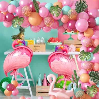 China Wholesale Morden YIWU ALLSHINE Party Decorations Balloons Suppliers Balloons Set Flamingo Theme Latex Balloon Arch for sale