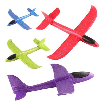 China YIWU ALLSHINE 2022 New Arrival Kids Airplane Toys Lighting Hot Sale Hand Model Colorful Spray Flat Flight Toys for sale